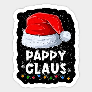 Pappy Claus Christmas Santa Family Matching Pajama Sticker